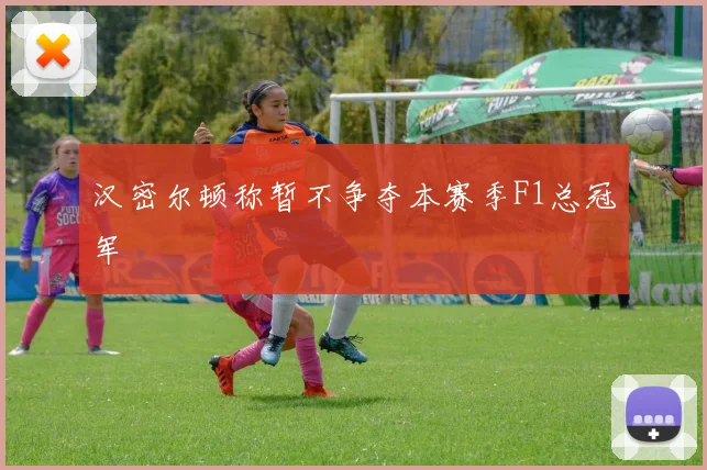 汉密尔顿称暂不争夺本赛季F1总冠军