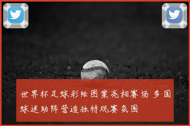 世界杯足球彩绘图案亮相赛场 多国球迷助阵营造独特观赛氛围
